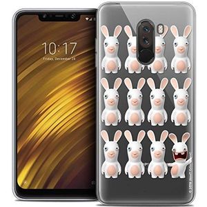 Beschermhoes voor 6,18 inch (6,18 inch) Xiaomi Pocophone F1, ultradun konijntje in ready-patroon