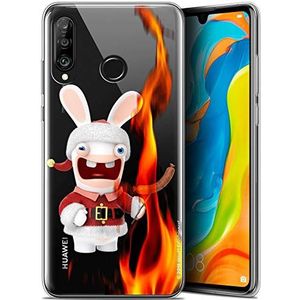 Beschermhoes voor Huawei P30 Lite, ultradun, konijntjes Crétins BBQ Kerstmis