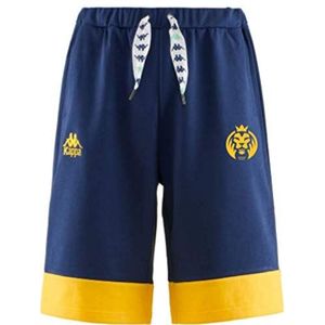 Kappa X MadLions Authentic Sand Collide Madlions Shorts voor heren, blauw/geel, M