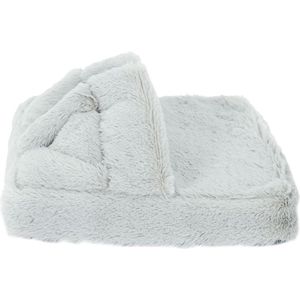 Sensly - trillende massagepantoffels grijs