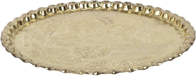 Dienblad - Goudkleurig - Metaal - 47,5 cm