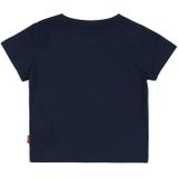 Levi's - Kids Shirt - Donkerblauw - Ronde Hals - Kwartmouw