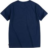 Levi's - Kids Shirt - Donkerblauw - Ronde Hals - Kwartmouw