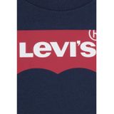 Levi's - Kids Shirt - Donkerblauw - Ronde Hals - Kwartmouw