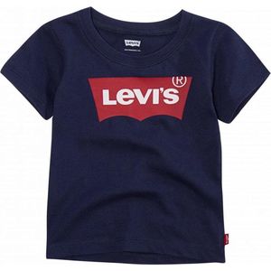 Levi's - Batwing Tee - T-shirt - Navy - Katoen - Baby Uniseks