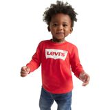Levi's - Batwing - T-shirt - Rood - Lange Mouwen - Voor Baby