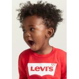 Levi's - Batwing - T-shirt - Rood - Lange Mouwen - Voor Baby