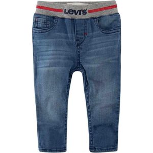 LEVI'S - Kids Pull-On Skinny Pants - Jongensbroek - Blauw - Katoen
