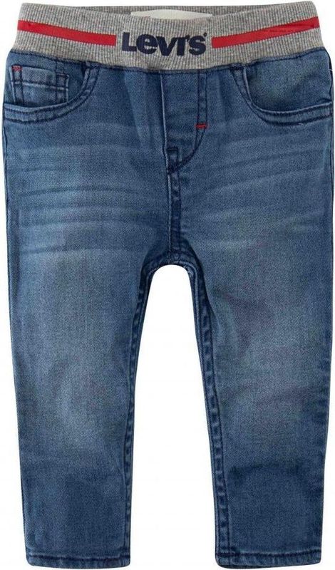 LEVI'S - Kids Pull-On Skinny Pants - Jongensbroek - Blauw - Katoen