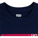 T-Shirt met Korte Mouwen voor kinderen Levi's Batwing Donkerblauw