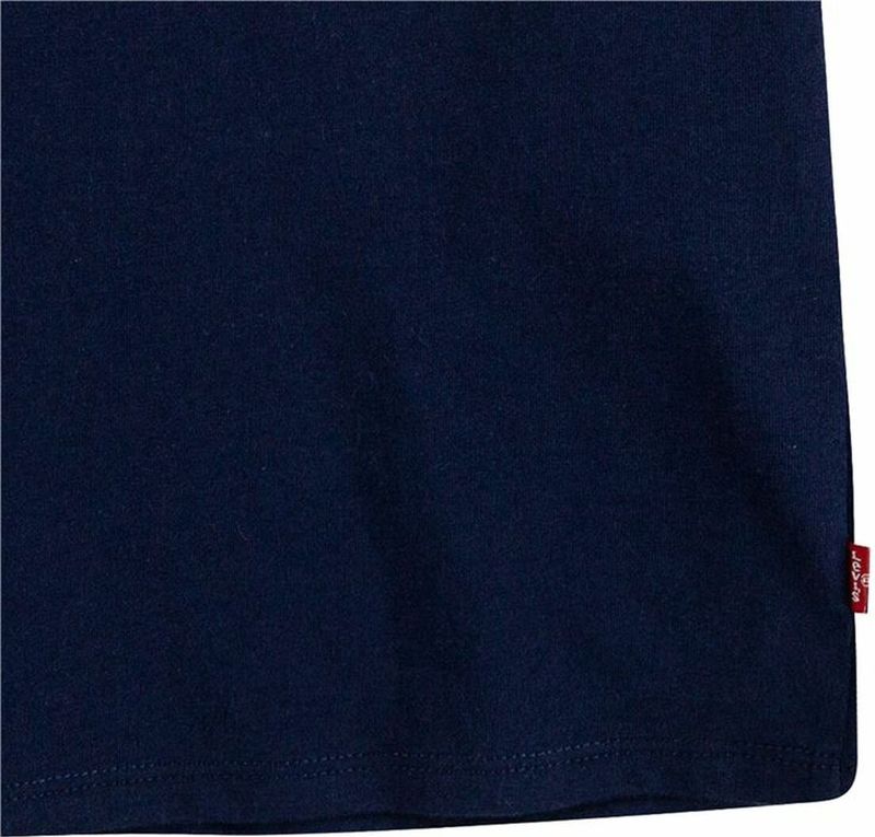 T-Shirt met Korte Mouwen voor kinderen Levi's Batwing Donkerblauw