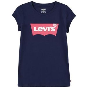 T-Shirt met Korte Mouwen voor kinderen Levi's Batwing Donkerblauw