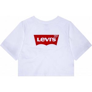 Crop top LEVI'S KIDS. Katoen materiaal. Maten 8 jaar - 126 cm. Wit kleur