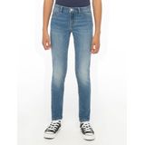Levi's - 710 Super Skinny Jeans - Blauw - Katoen