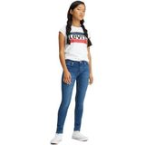 Levi'S Kids 711 Skinny jeans voor meisjes, 2-8 jaar, Blauwe Winds, 24 Maanden