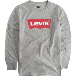 Levi's - Lvb-l/S Batwing Tee - Top - Grijze Heather - Zachte Jersey-Stof