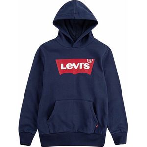 Levi's - Jongenshoodie - Marineblauw - Groot Logo - Met Capuchon