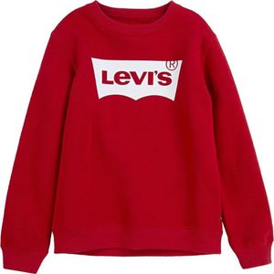Levi's - Lvb-Batwing Crewneck Sweatshirt - Rood/Wit - Katoen
