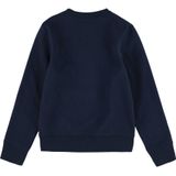 Levi's - Kids Sweatshirt - Marine/Rood/Wit - Sweatstof - Ronde Hals, Logoprint, Lange Mouw