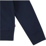 Levi's - Kids Sweatshirt - Marine/Rood/Wit - Sweatstof - Ronde Hals, Logoprint, Lange Mouw