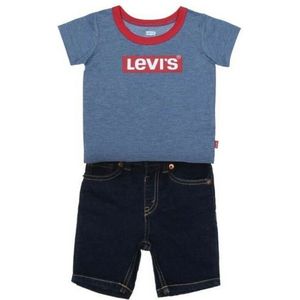 Levi's - Denim Set - Shirt en Short - Blauw - Katoen