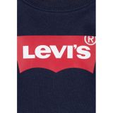Levi's - Batwing - Babysweater - Ronde Hals - Fleece - Zwart - 60% Katoen, 40% Polyester