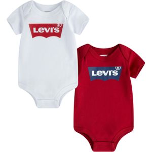 Levi's - Set Bodysuits - Katoen - Korte Mouwen - Logo