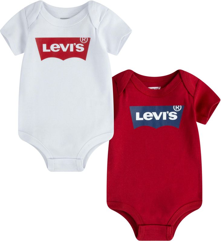 Levi's - Set Bodysuits - Katoen - Korte Mouwen - Logo