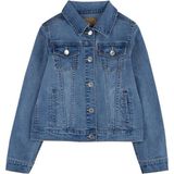 Levi's - STRETCH TRUCKER JACKET - Jeansjack - Blauw - 4 Zakken, Knoopsluiting