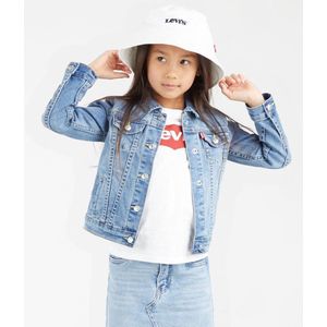 Levi's - STRETCH TRUCKER JACKET - Jeansjack - Blauw - 4 Zakken, Knoopsluiting