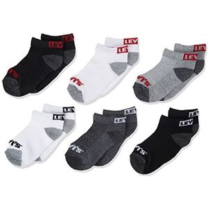 Enkelsokken - Donkergrijs - Materiaalmix - Set van 6 Paar