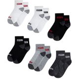 Levi's - LHN BOX TAB MID CUT - Enkelsokken - Donkergrijs - 6PK