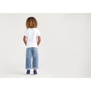 Stretchbroeken - Effen - Denim - Heavy Washed - Loosefit