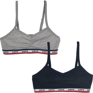 Grijze Bustier - Mêlee - 95% Katoen, 5% Elastaan