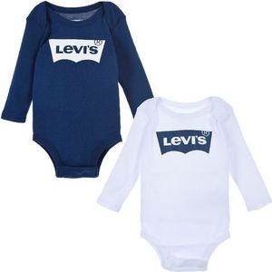 Levi's - Bodysuits - Wit - Katoen - Lange Mouw - Huismaak Logo