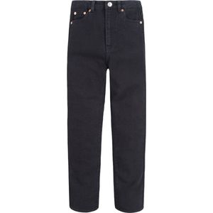 Levi's - Ribcage Straight Ankle Pants - Jeans - Blauw - Katoen