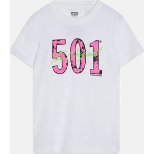 Levi's 501 Kinder t shirt Bright White2