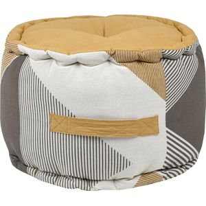 POEF - ROND - 40X30CM - MULTICOLOUR - KATOEN - SIRIUS