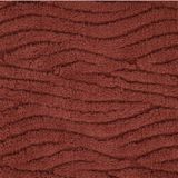 Stof - Columbia - Plaid - Steenrood - 130 x 160 cm - Zachte Polyester Stof