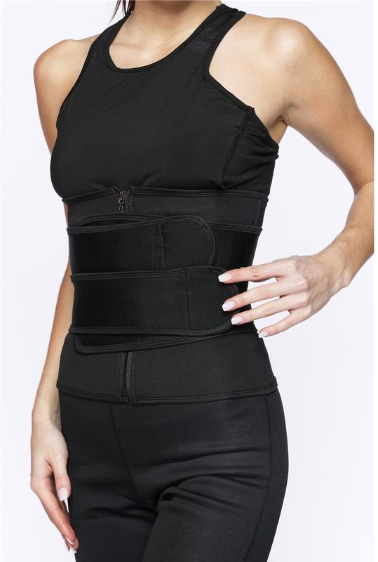 Zweethuls Onamaste - Sudation Girdle - Zwart - Katoen