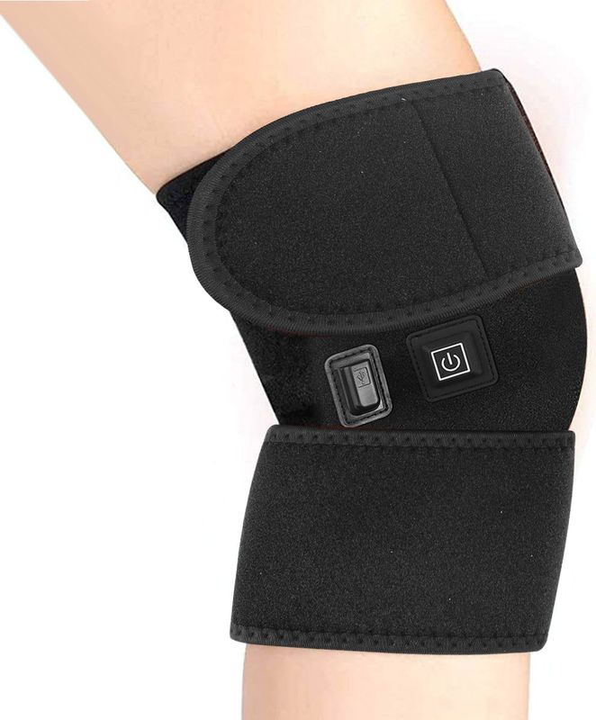 Genouillère Chauffante - USB - 3 Verwarmingsinstellingen - Rood/Wit/Blauw