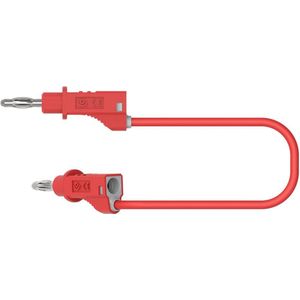 Electro PJP 2117-CD1-200R Meetsnoer Bananenstekker Bananenstekker 2.00 m Rood 1 stuk(s)