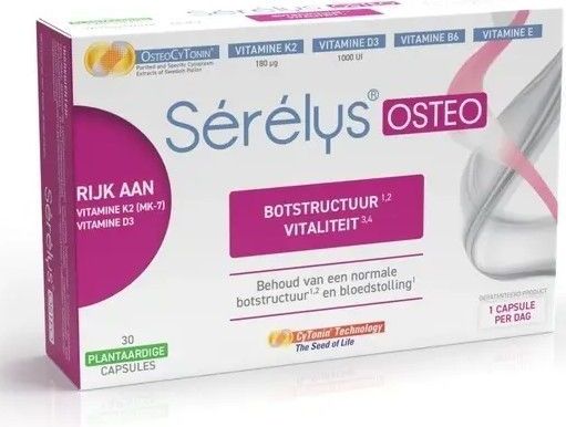 Osteo Capsules - Vitamine K2 - Vitamine D3 - Vitamine B6 - Pollen Extracten