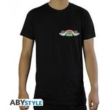 It - Tshirt Time To Float Man Ss Black - Basic