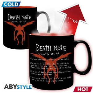 ABYstyle Death Note mok met warmtewisselaar - Kira & Ryuk