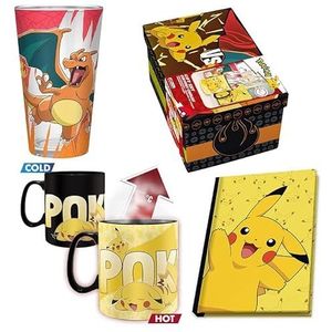 ABYSTYLE POKEMON Premium geschenkdoos XXL glas HC mok Pikachu notitieboek