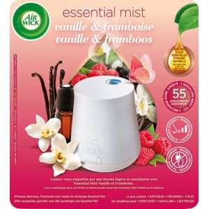 Air Wick Essential Mist Automatische Luchtverfrisser - Vanille & Framboos - Starter Kit