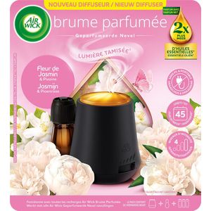 Air Wick - Essential Mist - Automatische Luchtverfrisser - Jasmijn & Pioenroos - Starter Kit