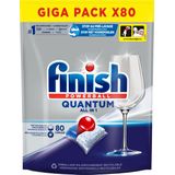 Finish Quantum All-in-1 vaatwastabletten Regular (80 vaatwastabletten)