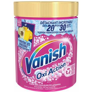 Vanish Oxi Action Wasbooster Poeder Vlekverwijderaar Voor Gekleurde Was 940g